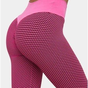 Women Elastic Yoga Pants High Waist Hip
